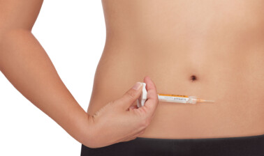 Release the skin fold and gently pull the needle out. 14. Release and Remove